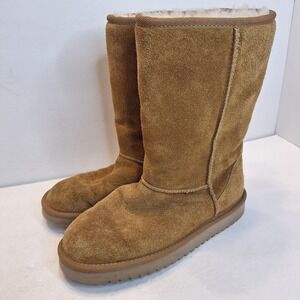 UGG Koolaburra TALL Womens Size 7 M Winter Boots Chestnut 1017089
